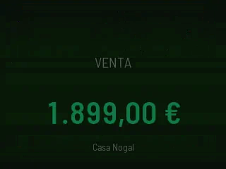 Un pedido grande: el ticket se retira y VENTA 1.899,00 € se queda en pantalla en verde mientras cae confeti.