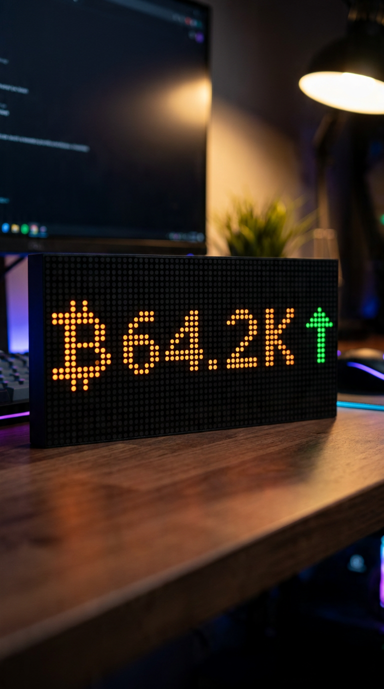 ChaChing Panel showing crypto price