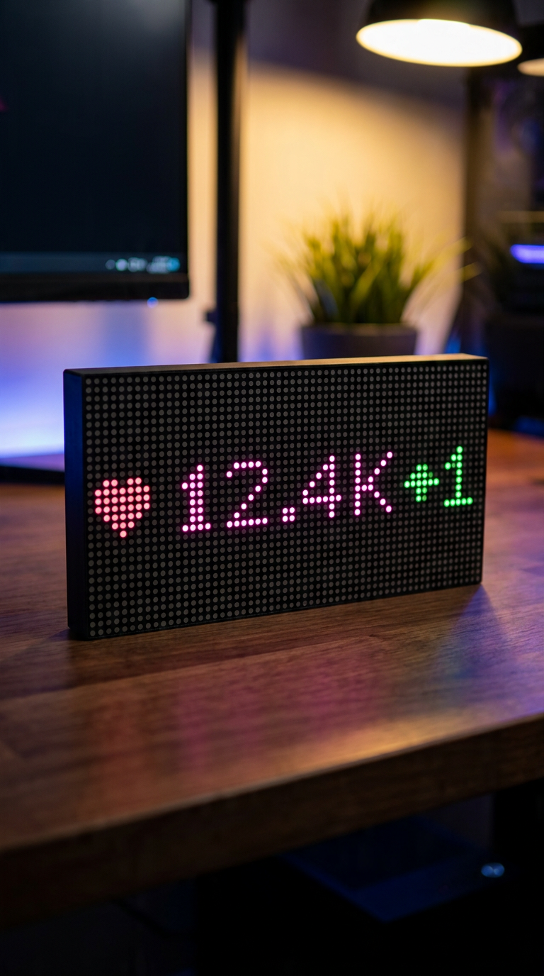 ChaChing Panel showing social followers